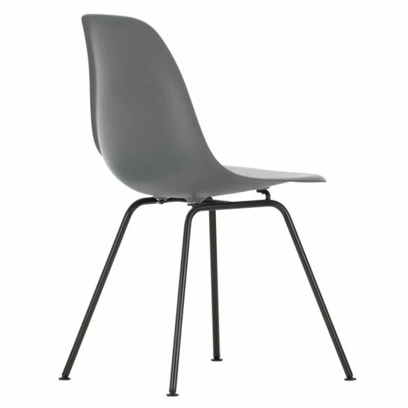 Hot Eames Plastic Chair DSX Zwart Onderstel Eetkamerstoelen