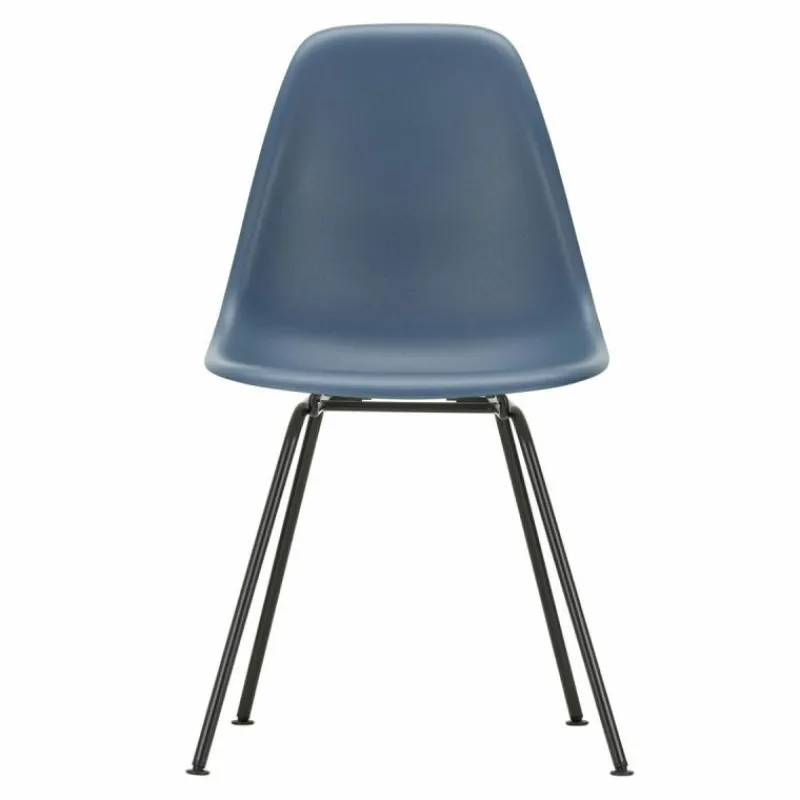 Hot Eames Plastic Chair DSX Zwart Onderstel Eetkamerstoelen