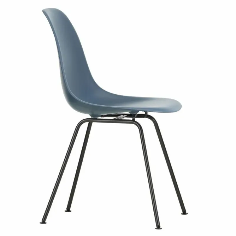 Hot Eames Plastic Chair DSX Zwart Onderstel Eetkamerstoelen