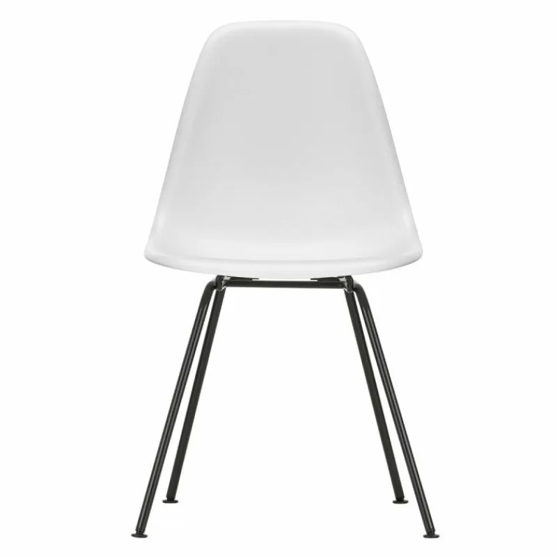 Hot Eames Plastic Chair DSX Zwart Onderstel Eetkamerstoelen