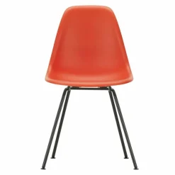 Hot Eames Plastic Chair DSX Zwart Onderstel Eetkamerstoelen