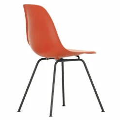 Hot Eames Plastic Chair DSX Zwart Onderstel Eetkamerstoelen