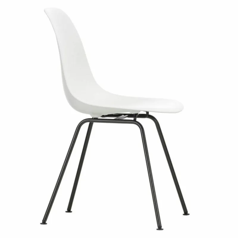 Hot Eames Plastic Chair DSX Zwart Onderstel Eetkamerstoelen