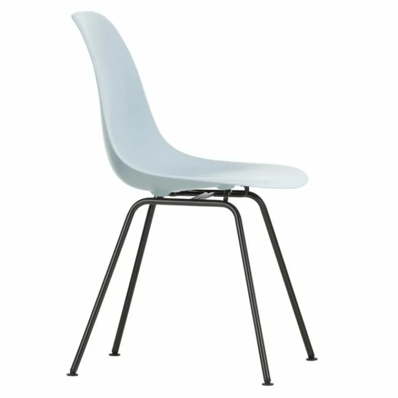 Hot Eames Plastic Chair DSX Zwart Onderstel Eetkamerstoelen