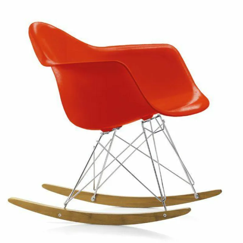 Eames Plastic Chair RAR Schommelstoel Schommelstoelen