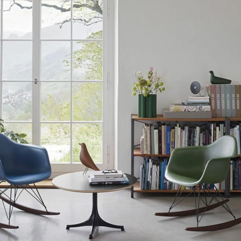 Eames Plastic Chair RAR Schommelstoel Schommelstoelen