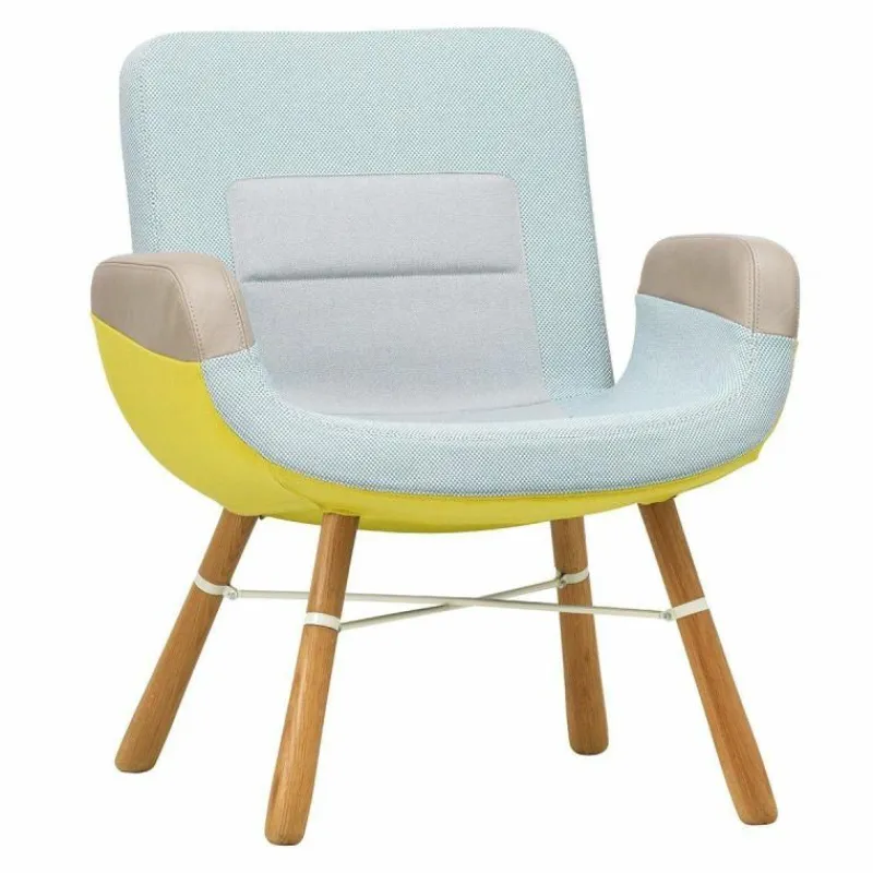 East River Chair Stoel Naturel Eiken Fauteuils