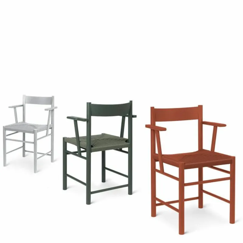 F Stoel Met Armleuning Eetkamerstoelen