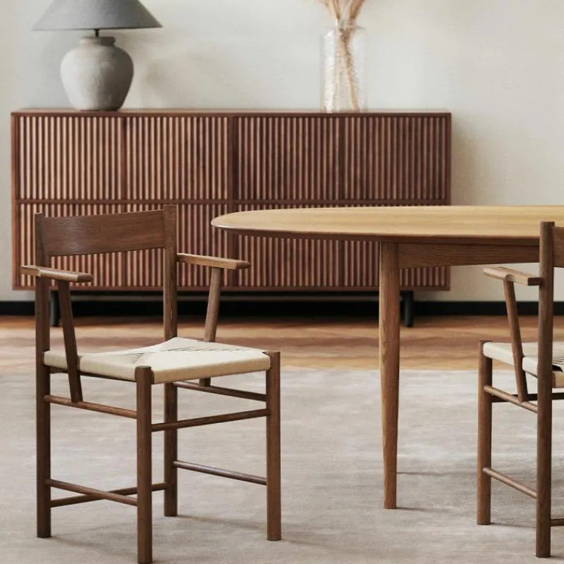 F Stoel Met Armleuning Eetkamerstoelen