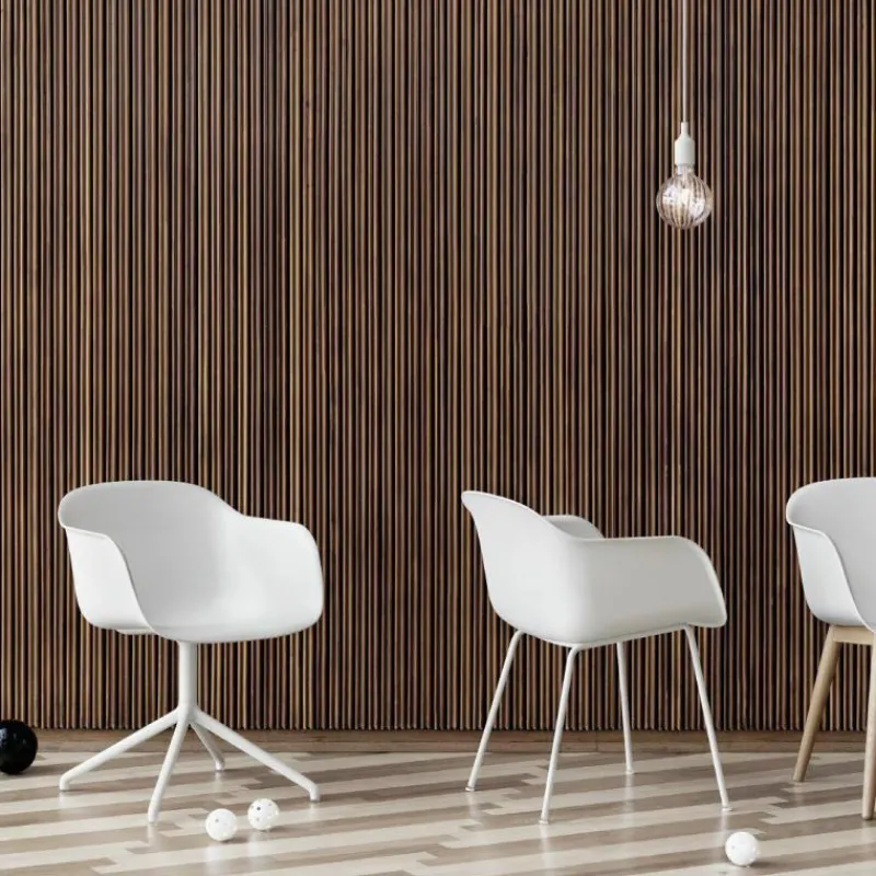 Outlet Fiber Chair - Stalen Onderstel Eetkamerstoelen