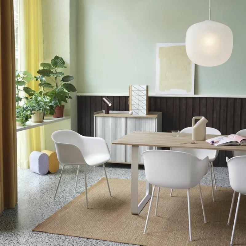 Outlet Fiber Chair - Stalen Onderstel Eetkamerstoelen