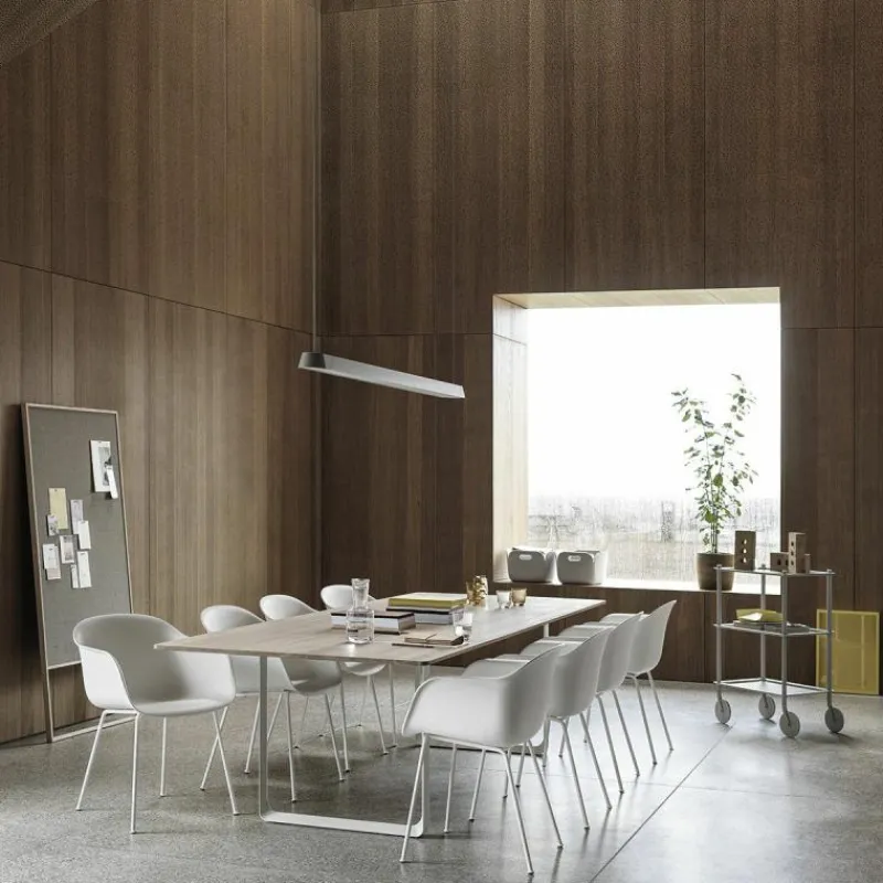 Outlet Fiber Chair - Stalen Onderstel Eetkamerstoelen