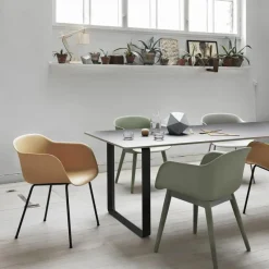 Outlet Fiber Chair - Stalen Onderstel Eetkamerstoelen
