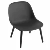 Fiber Fauteuil - Houten Onderstel Fauteuils