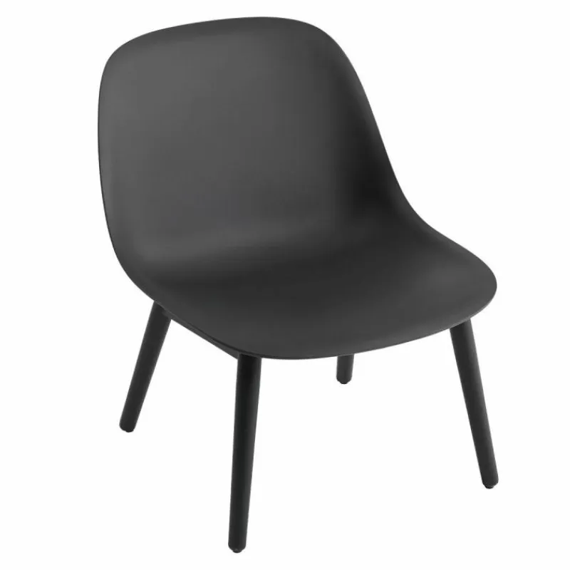 Fiber Fauteuil - Houten Onderstel Fauteuils