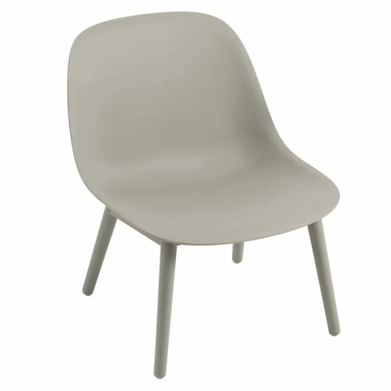 Fiber Fauteuil - Houten Onderstel Fauteuils