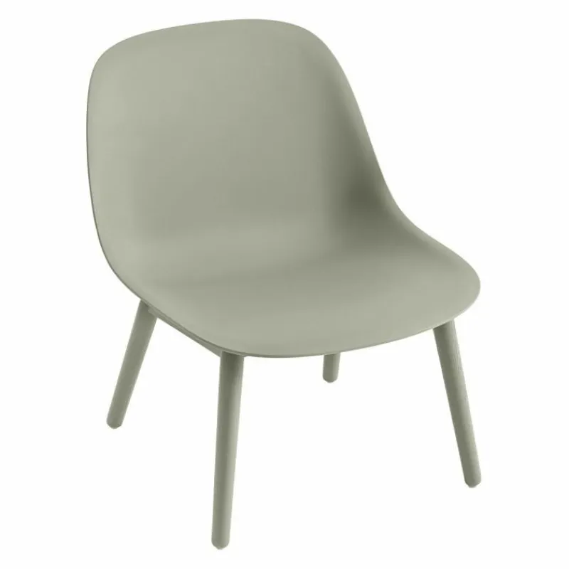 Fiber Fauteuil - Houten Onderstel Fauteuils