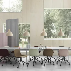 New Fiber Side Chair Bureaustoel, Niet Verstelbaar Bureaustoelen