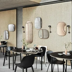 Online Fiber Side Stoel - Stalen Onderstel Eetkamerstoelen