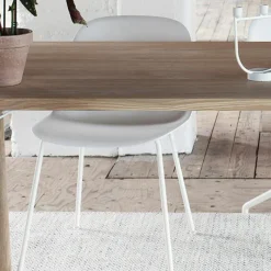 Online Fiber Side Stoel - Stalen Onderstel Eetkamerstoelen