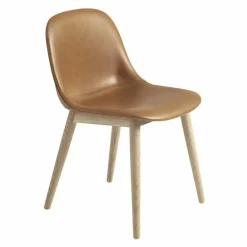 Outlet Fiber Side Stoel Up - Houten Onderstel Eetkamerstoelen