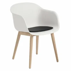 Discount Fiber Stoel - Houten Onderstel Eetkamerstoelen