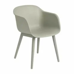 Discount Fiber Stoel - Houten Onderstel Eetkamerstoelen