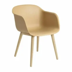 Discount Fiber Stoel - Houten Onderstel Eetkamerstoelen