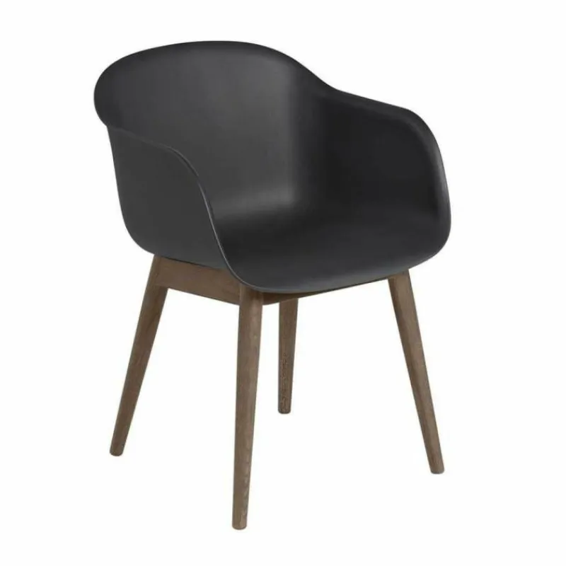 Discount Fiber Stoel - Houten Onderstel Eetkamerstoelen