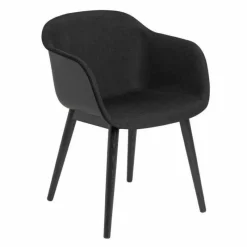 New Fiber Stoel UP - Houten Onderstel Eetkamerstoelen