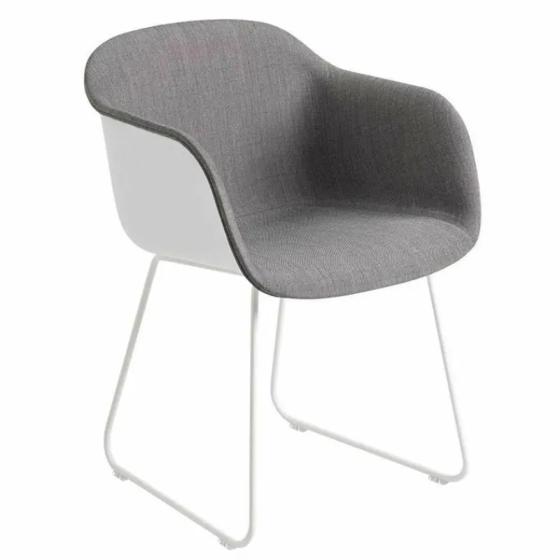 Outlet Fiber Stoel UP - Stalen Onderstel Sledebasis Eetkamerstoelen