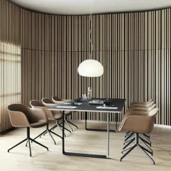 Hot Fiber Stoel UP Draaibaar - Stalen onderstel Eetkamerstoelen