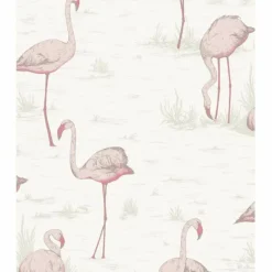 Best Flamingos Behang Behang|Behang Kinderkamer