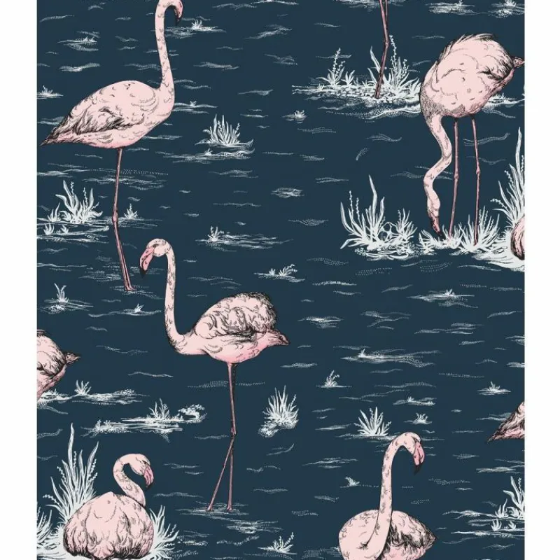 Best Flamingos Behang Behang|Behang Kinderkamer