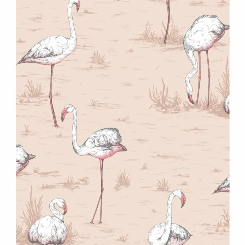 Best Flamingos Behang Behang|Behang Kinderkamer