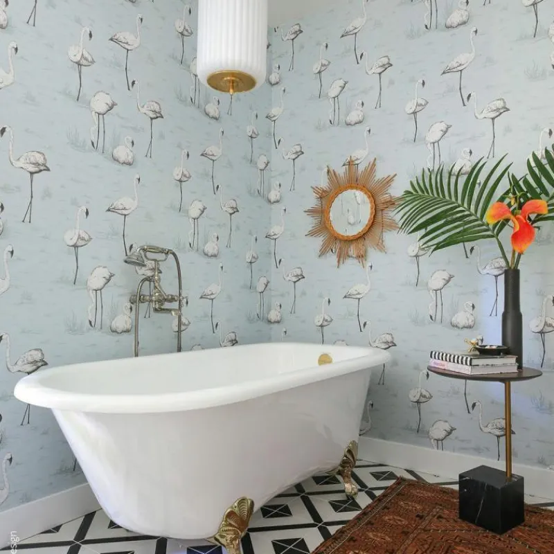 Best Flamingos Behang Behang|Behang Kinderkamer