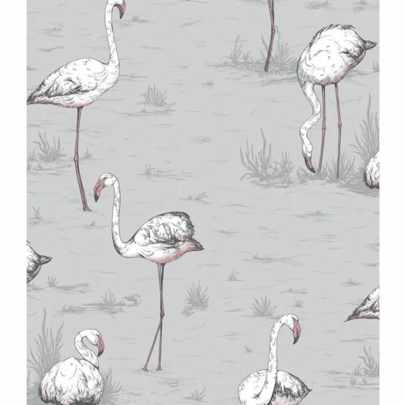 Best Flamingos Behang Behang|Behang Kinderkamer
