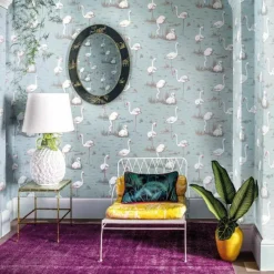 Best Flamingos Behang Behang|Behang Kinderkamer