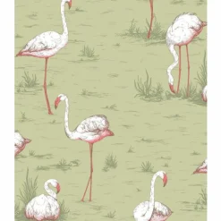 Best Flamingos Behang Behang|Behang Kinderkamer