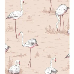 Best Flamingos Behang Behang|Behang Kinderkamer