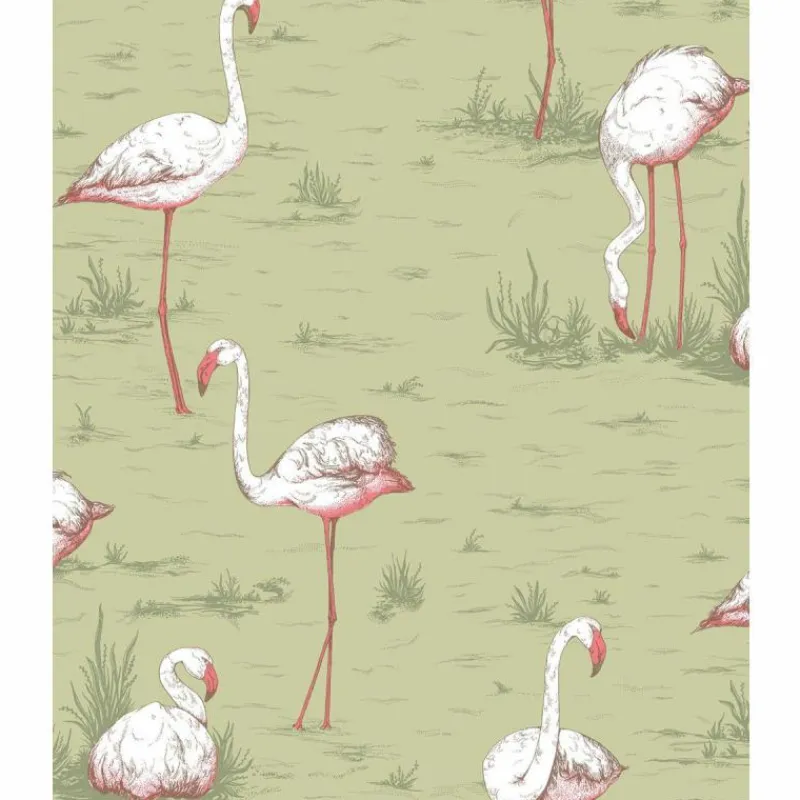 Best Flamingos Behang Behang|Behang Kinderkamer