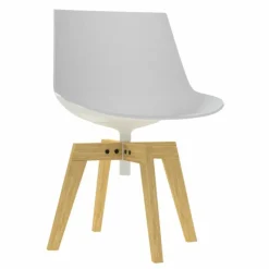 Sale Flow Chair Eiken Onderstel Eetkamerstoelen