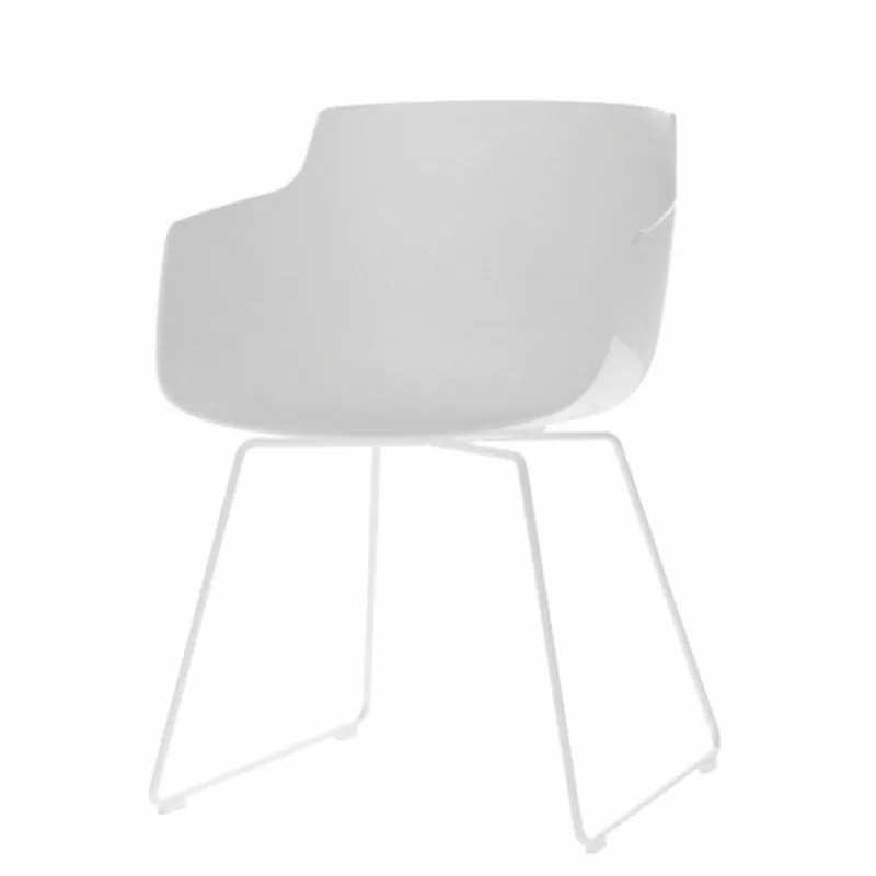 Hot Flow Slim Chair Slede Onderstel Eetkamerstoelen