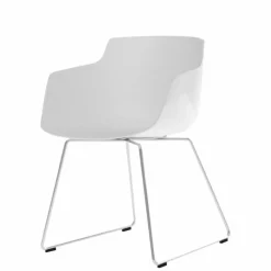 Hot Flow Slim Chair Slede Onderstel Eetkamerstoelen