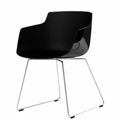 Hot Flow Slim Chair Slede Onderstel Eetkamerstoelen