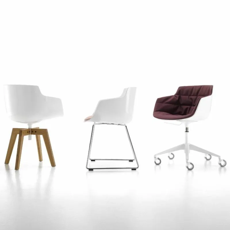 Hot Flow Slim Chair Slede Onderstel Eetkamerstoelen