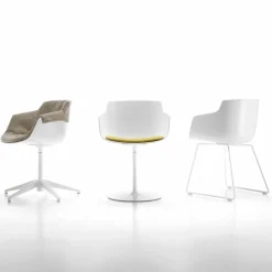 Hot Flow Slim Chair Slede Onderstel Eetkamerstoelen
