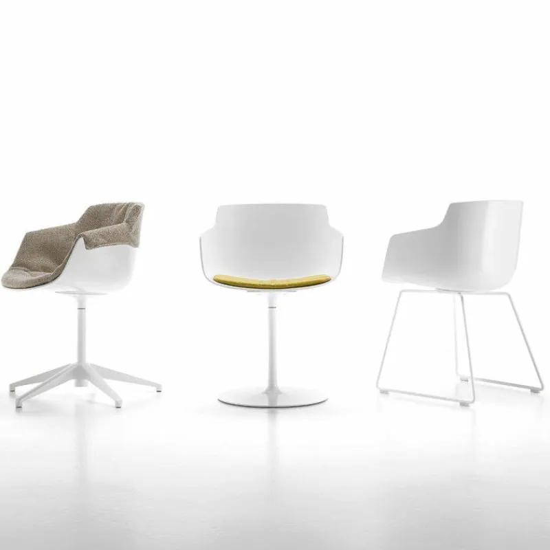 Hot Flow Slim Chair Slede Onderstel Eetkamerstoelen