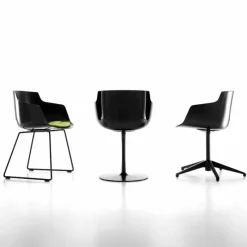 Hot Flow Slim Chair Slede Onderstel Eetkamerstoelen
