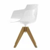 Discount Flow Slim Chair VN Eiken Onderstel Eetkamerstoelen